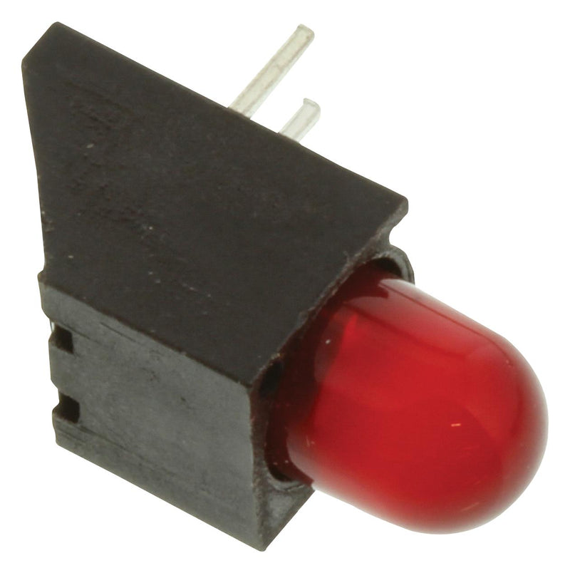 DIALIGHT 550-1107F Circuit Board Indicator, Red, 1 LEDs, Through Hole, T-1 3/4 (5mm), 2 mA, 2 mcd