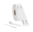 HELLERMANNTYTON 556-80588 Wire Marker, PK 500, Thermal Transfer, Blank (No Legend), White, 124mm x 18mm, 35 mm 4031026733852, TAGPU18X124-LOOP (White)