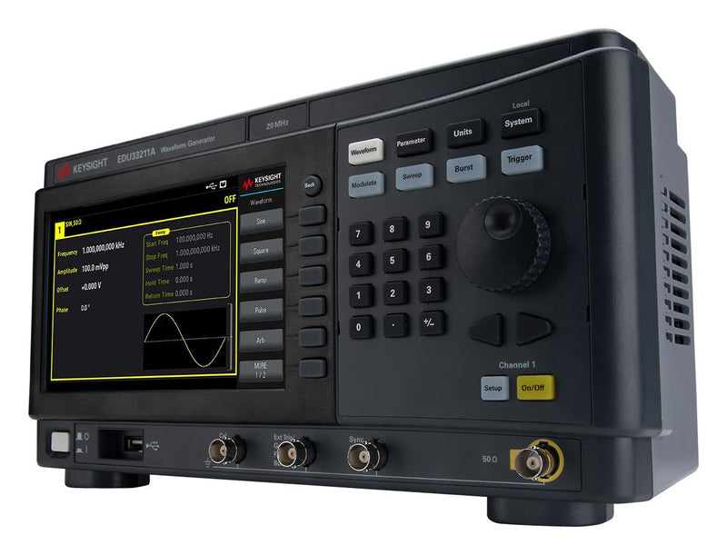 Keysight Technologies EDU33211A EDU33211A Function Generator Smart Bench Essentials 1 Channel 20 MHz AM Bpsk FM FSK PM PWM