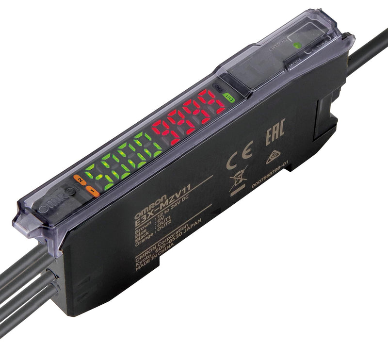 OMRON INDUSTRIAL AUTOMATION E3X-MZV41 2M Smart Fibre Amplifier Unit, 2 Channel, PNP, E3X-MZV Series