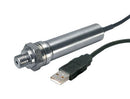 OMEGA PXM409-010BGUSBH Pressure Transmitter, USB 2.0, Gauge, BSPP Male, 0 bar, 10 bar, 1/4", Cable