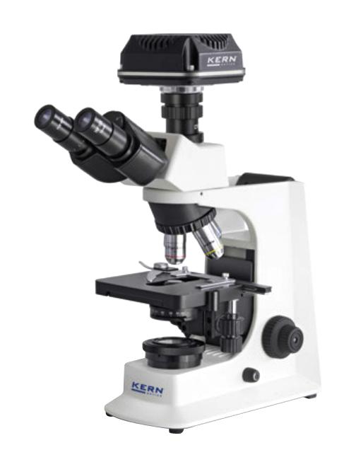 KERN OBL 137C832 Inspection Microscope, 4x/10x/40x/100x, 3W LED, 75 mm Working Distance, OBL-1 Series