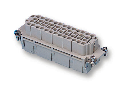 Harting 0932 046 3101 0932 3101 Heavy Duty Connector 46+PE Less Contacts Han EE Insert 46 24B Receptacle