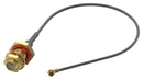 WURTH ELEKTRONIK 636208070300 RF / Coaxial Cable Assembly, SMA Bulkhead Jack to 90&deg; UMRF Plug, 1.32mm, 50 ohm, 11.8 ", 300 mm