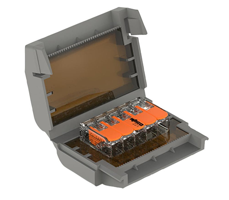 Wago 207-1332 207-1332 Plastic Enclosure Gelbox Junction Box Polypropylene (PP) 17.8 mm 33.6 45.9 IPX8