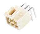 MOLEX 105314-2106 Pin Header, Power, Wire-to-Board, 2.5 mm, 2 Rows, 6 Contacts, Through Hole Right Angle