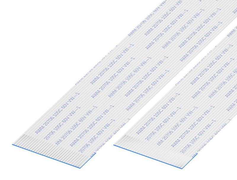 GCT (GLOBAL CONNECTOR TECHNOLOGY) 05-06-D-0152-A-4-06-4-T FFC / FPC Cable, 6 Core, 0.5 mm, Opposite Sided Contacts, 6 ", 152 mm, White