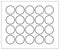 Multicomp PRO MP010422 MP010422 Label Round Self Adhesive 25 mm Paper White