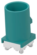 TE CONNECTIVITY 1-2474495-5 RF / Coaxial Connector, Water Blue, Code Z, 1P, FAKRA Coaxial, Straight Plug, Solder, 50 ohm, Brass