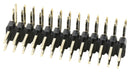 MULTICOMP PRO 2213R-26G Pin Header, Board-to-Board, 2.54 mm, 2 Rows, 26 Contacts, Through Hole Right Angle