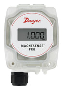DWYER MSX-S12-PA-LCD Pressure Transmitter, 5 Inch-H2O, Differential, Air, Gas, Analogue, Terminal Block, LCD Display