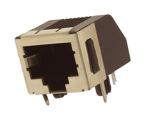 TE CONNECTIVITY 5556591-1 Modular Connector, RJ45 Jack, 1 x 1 (Port), 8P8C, Cat3, Through Hole Mount