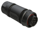AMPHENOL SINE/TUCHEL FLS6BS14N12S03 Circular Connector, ecomate Aquarius Fathom Lock Series, Straight Plug, 12 Contacts