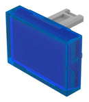 EAO 31-901.6 Lens, Flush, 21.5 x 15.3mm, Rectangular, Blue, 31 Series