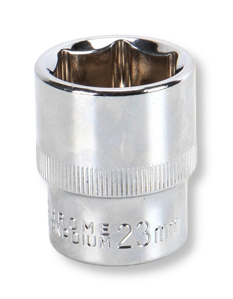 MULTICOMP PRO MP12-CRV23 Socket, Hex, 23mm, 1/2" Drive Size, Chrome Vanadium, DIN3120
