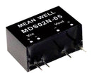 MEAN WELL MDS01N-15N Isolated Through Hole DC/DC Converter, ITE, Industrial & Medical, SIP, 1 W, 1 Output, 15 V
