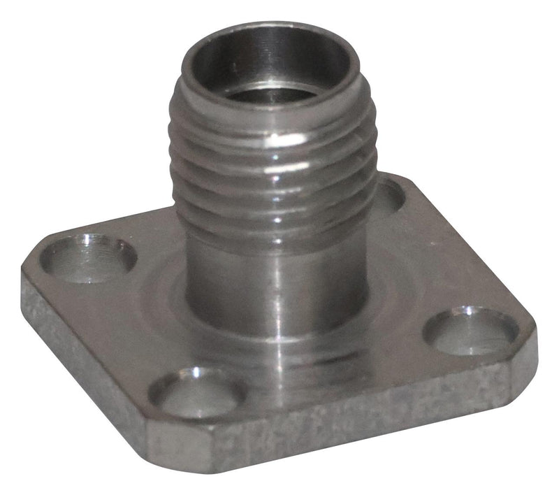 TE CONNECTIVITY 1052518-1 RF / Coaxial Connector, SMA Coaxial, Straight Flanged Jack, Solder, 50 ohm, Beryllium Copper