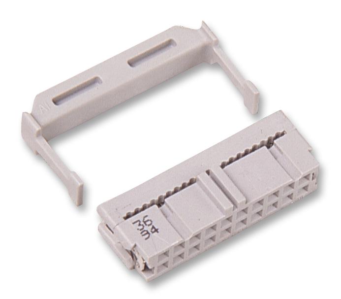 3M 3421-6620 IDC Connector, IDC Receptacle, Female, 2.54 mm, 2 Row, 20 Contacts, Cable Mount