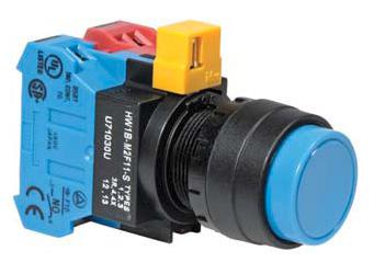 IDEC HW1B-M2F01-R SWITCH, INDUSTRIAL PUSHBUTTON, 22MM