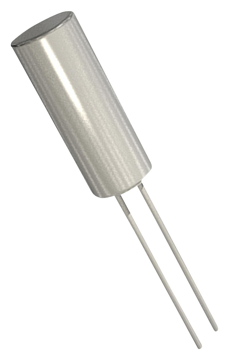 ECS INC INTERNATIONAL ECS-.327-12.5-8X Crystal, 32.768 kHz, Cylinder Radial, 8.2mm x 3.1mm Dia, 12.5 pF, 20 ppm, ECS-3X8X Series