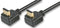 PRO SIGNAL PSG03666 Audio / Video Cable Assembly, HDMI Plug, 90&deg;, HDMI Plug, 90&deg;, 6.6 ft, 2 m, Black