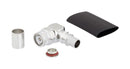 L-COM TC-400-TM-RA-D-LC RF / Coaxial Connector, TNC Coaxial, Right Angle Plug, Solder, Crimp, 50 ohm