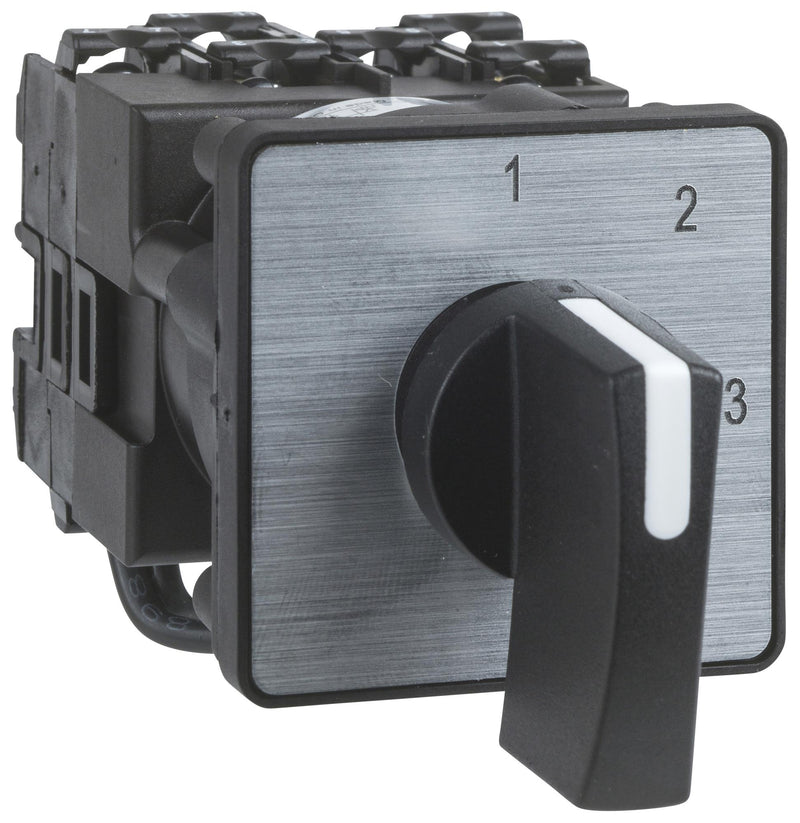 SCHNEIDER ELECTRIC K1H014QLH Rotary Switch, 5 Position, 2 Pole, 45 &deg;, 5.6 A, 230 V, Harmony