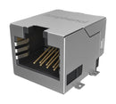 AMPHENOL COMMUNICATIONS SOLUTIONS RJE3A1886402N Modular Connector, RJ45 Jack, 1 x 1 (Port), 8P8C, Cat5e, Surface Mount