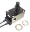 VARIOHM GROUP D1021-545 Pushbutton Switch, D1021 Series, SPST-NC, Momentary, Round Plunger, Black