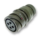 ITT CANNON CA3101E24-22SBF80 Circular Connector, CA Series, MIL-DTL-5015 Series, Cable Mount Receptacle, 4 Contacts
