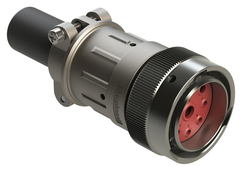 AMPHENOL SINE/TUCHEL AHDM06-24-09PN-059 CIRCULAR CONNECTOR, PLUG, 24-09, CRIMP