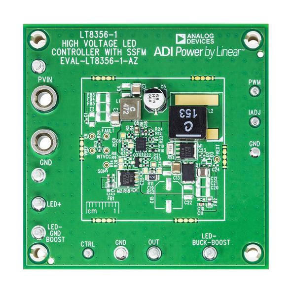 ANALOG DEVICES EVAL-LT8356-1-AZ Evaluation Board, LT8356-1, Buck-Boost,8V to 36V in, 36V out, 1A, 1 Outputs