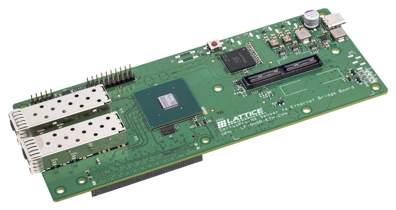 LATTICE SEMICONDUCTOR LF-SNSR-ETH-EVN Sensor to Ethernet Bridge Kit, LFCPNX-100-9LFG672C/LIFCL-17-9BG256C, CertusPro-NX/CrossLink-NX, FPGA