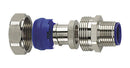 HELLERMANNTYTON LTS32-FMC-M32 Conduit Connector, Straight, Brass, Nylon 6 (Polyamide 6), Metallic, 45.8 mm, IP68
