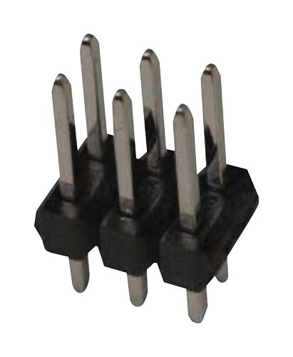AMP - TE CONNECTIVITY 5-146280-4 Pin Header, Board-to-Board, 2.54 mm, 1 Rows, 4 Contacts, Through Hole Straight, AMPMODU Mod II