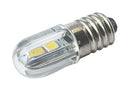 CML INNOVATIVE TECHNOLOGIES 20162213 LED Light Bulb, Clear Capsule, BA9s to Edison Screw E10, Daylight White, 6500 K
