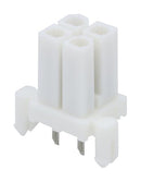MOLEX 15-24-7043 Rectangular Connector, Mini-Fit BMI Series, 4 Contacts, Receptacle, 4.2 mm, Through Hole, 2 Row