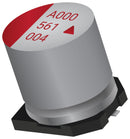 KYOCERA AVX APA0606101M006R Polymer Aluminium Electrolytic Capacitor, 100 &micro;F, 6.3 V, Radial Can - SMD, 0.022 ohm