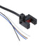PANASONIC PM-F25-C3 Photoelectric Sensor, Micro, U-Shape, F Type, 6 mm, NPN Open Collector, 5 to 24 V, 3 m, PM-25 Series