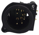 AMPHENOL AUDIO AC5MAH-AU-B XLR Connector, 5 Contacts, Plug, PCB Mount, Gold Plated Contacts, Plastic Body, AC
