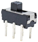 E-SWITCH EG1271 Slide Switch, Subminiature, SPDT, Through Hole, EG Series, 300 mA