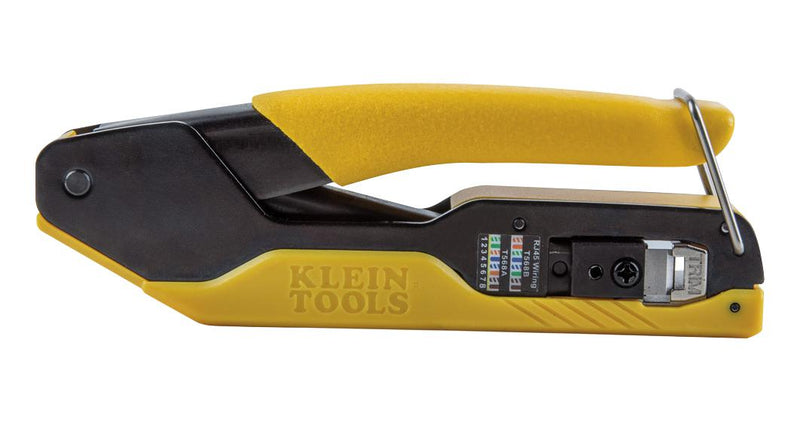 KLEIN TOOLS VDV226-005 Crimp Tool, Hand, Klein Pass-Thru Series RJ45 Modular Connectors, Pass-Thru Series