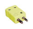 OMEGA NHX-KI-M Thermocouple Connector, Standard, Green, 2 Pins, Plug, Type K, -29 °C to 650 °C, IEC, NHX Series