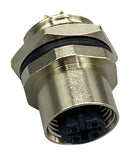 NORCOMP 859-B04-203R004 SENSOR CONN, M12, 4POS, RCPT, PANEL