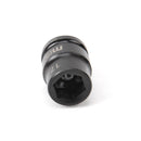 MULTICOMP PRO MP12-CRMO17 Socket, Hex, 17 mm x 38 mm, 1/2" Drive Size, Chromium Molybdenum Steel, DIN3121, Auto Repair