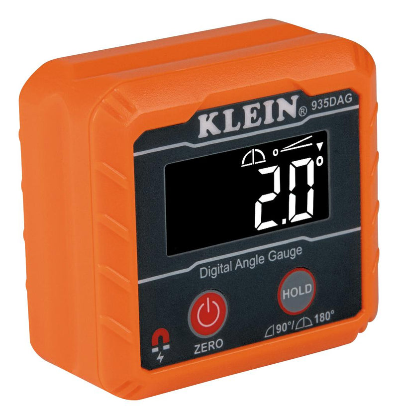 KLEIN TOOLS 935DAG Digital Angle Gauge and Level, ABS, IP42, 60 mm OAL