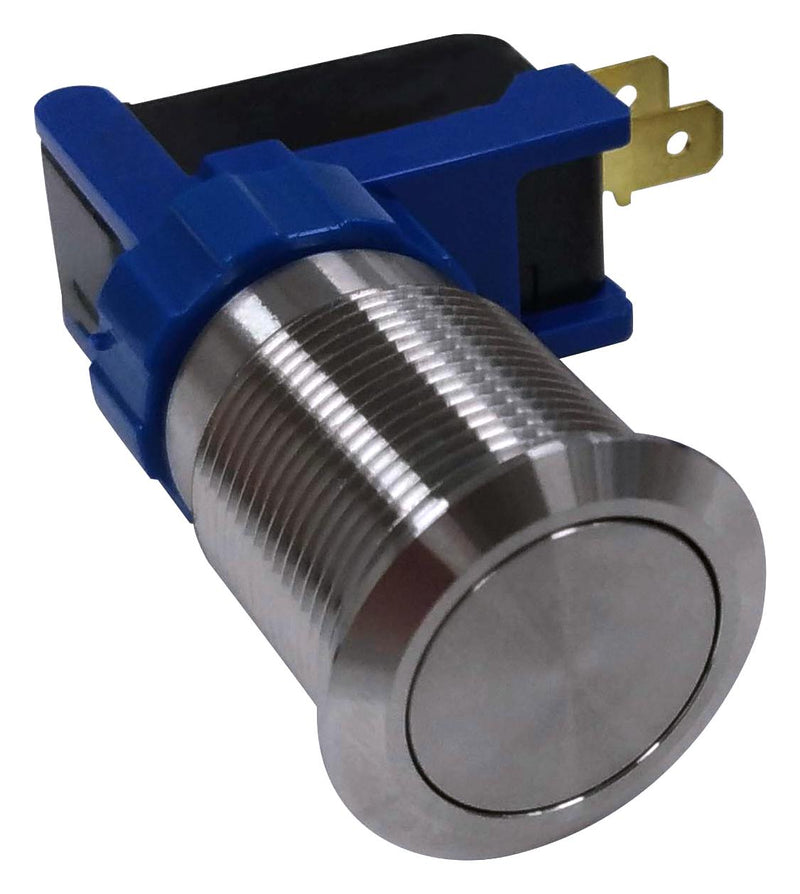 MULTICOMP PRO MP-PB7-06B22FF Vandal Resistant Switch, 4 N, 0.748 ", SPDT, On-On, Round Flat, Natural