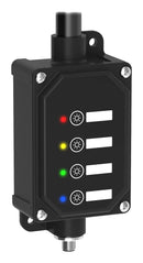 BANNER ENGINEERING LCA130T4-TL50BGYR600Q Andon Tower Light, 4 Tiers, Blue/Green/Red/Yellow, 4 Pin M12 Connector, 30VDC, IP54/IP65