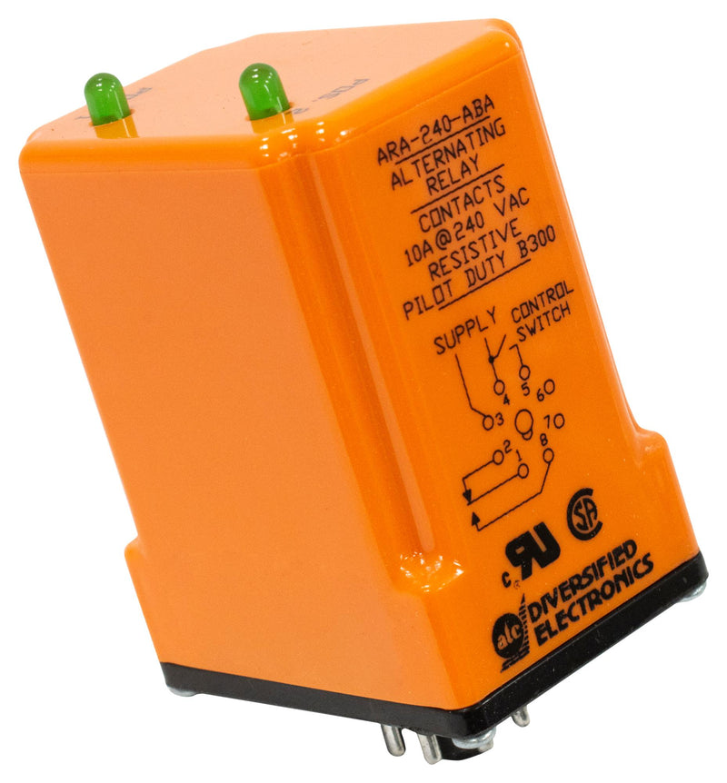 ATC ARA-120-ADA POWER RELAY, DPDT, 120V, 10A, SOCKET