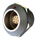 MULTICOMP PRO MCP-M1RSG07S-IP67 Circular Connector, MP IP67 Metal Push Pull Series, Panel Mount Receptacle, 7 Contacts